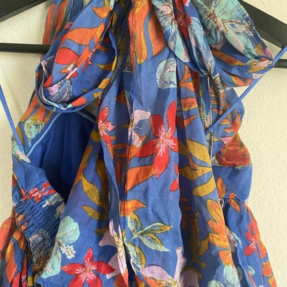 Free People Balloon Hem Floral Tie Two Ways Halter\Strapless Boho Dress SOLD OUT - Picture 10 of 13